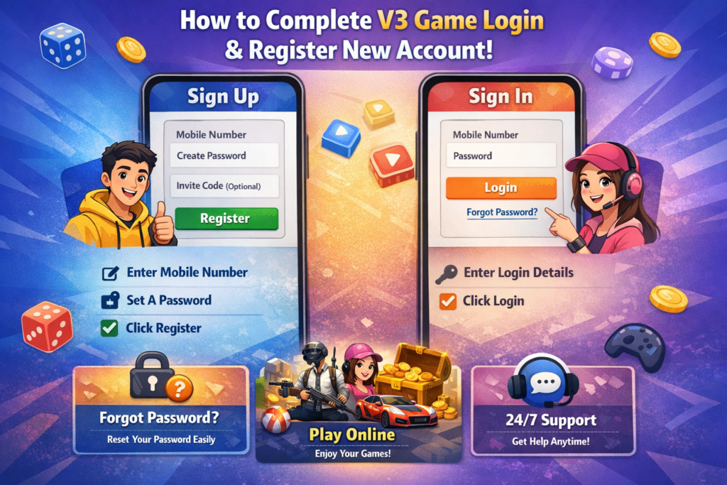 v3 game login register